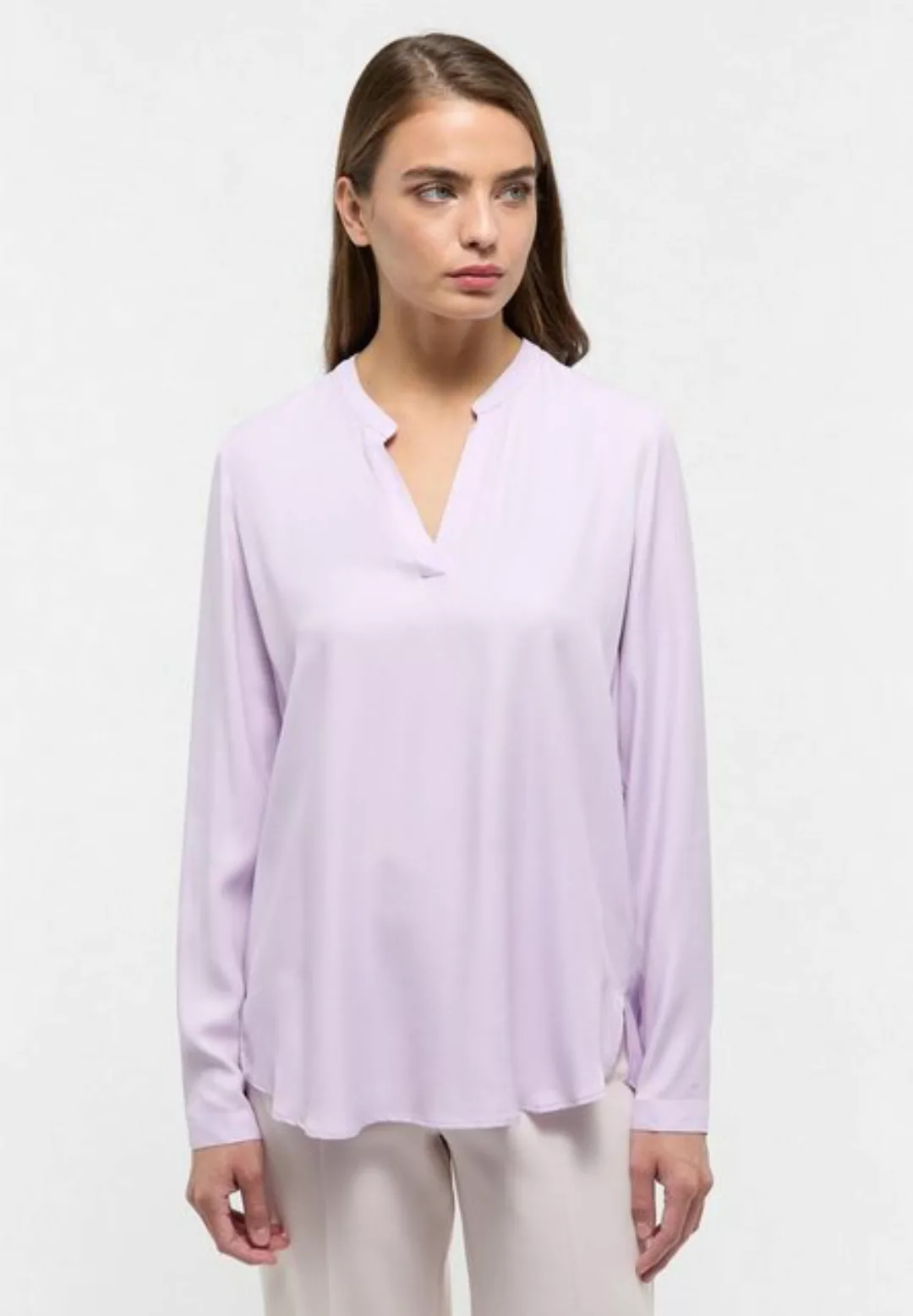 Eterna Langarmbluse Viscose Shirt Bluse Viskose Langarm günstig online kaufen