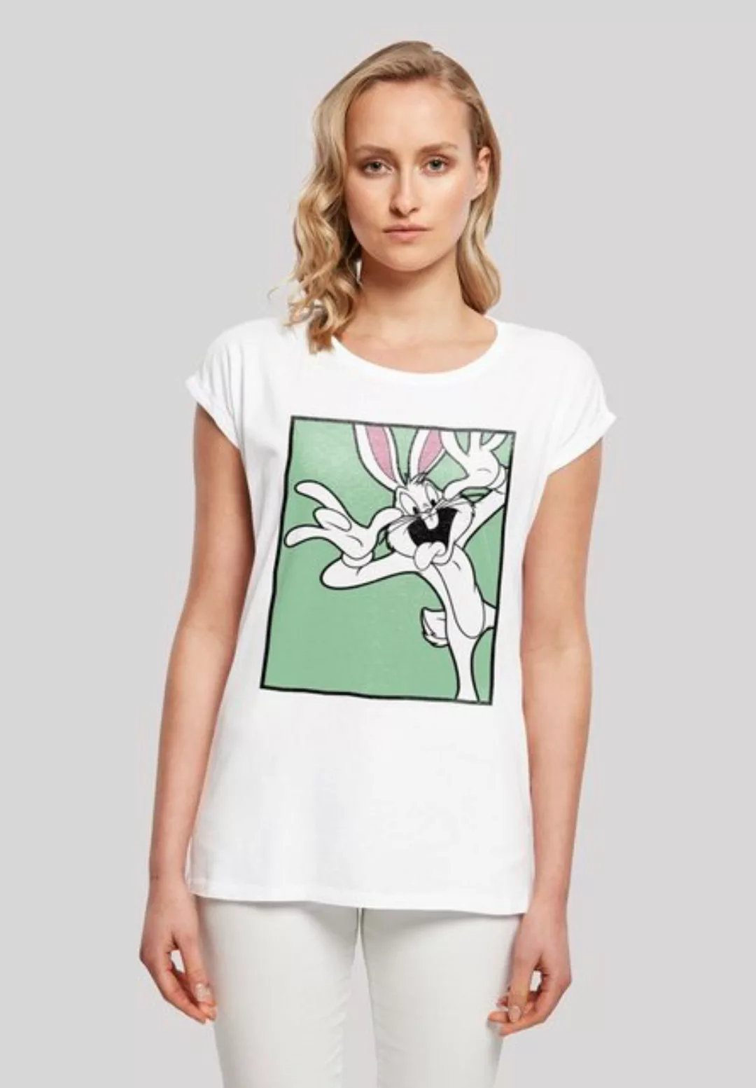 F4NT4STIC T-Shirt Looney Tunes Bugs Bunny Funny Face Print günstig online kaufen