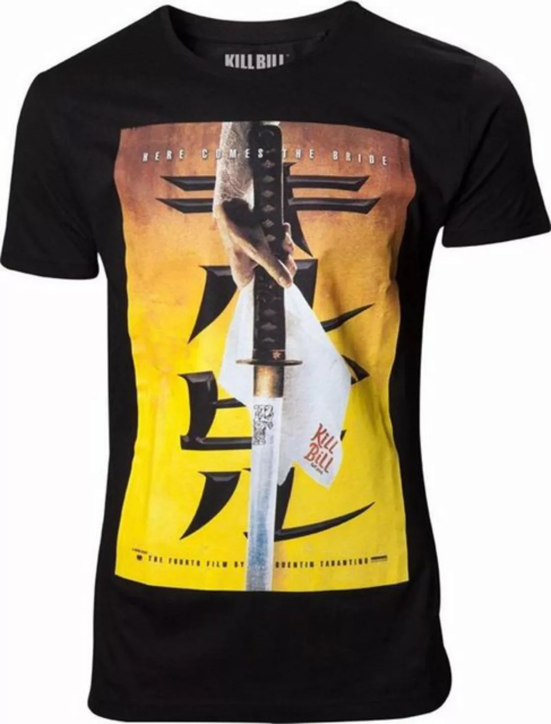 Bioworld Print-Shirt KILL BILL T-Shirt Schwarz Erwachsene + Jugendliche Que günstig online kaufen