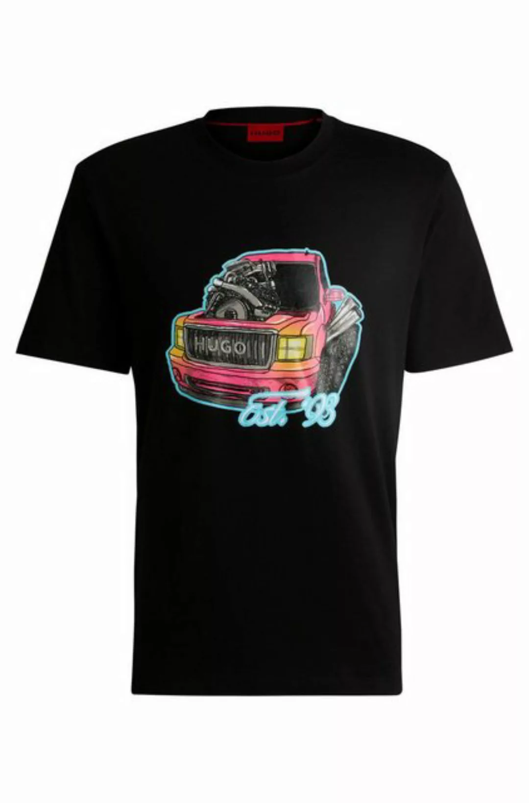 HUGO T-Shirt Damotoro 10257318 01, Black günstig online kaufen