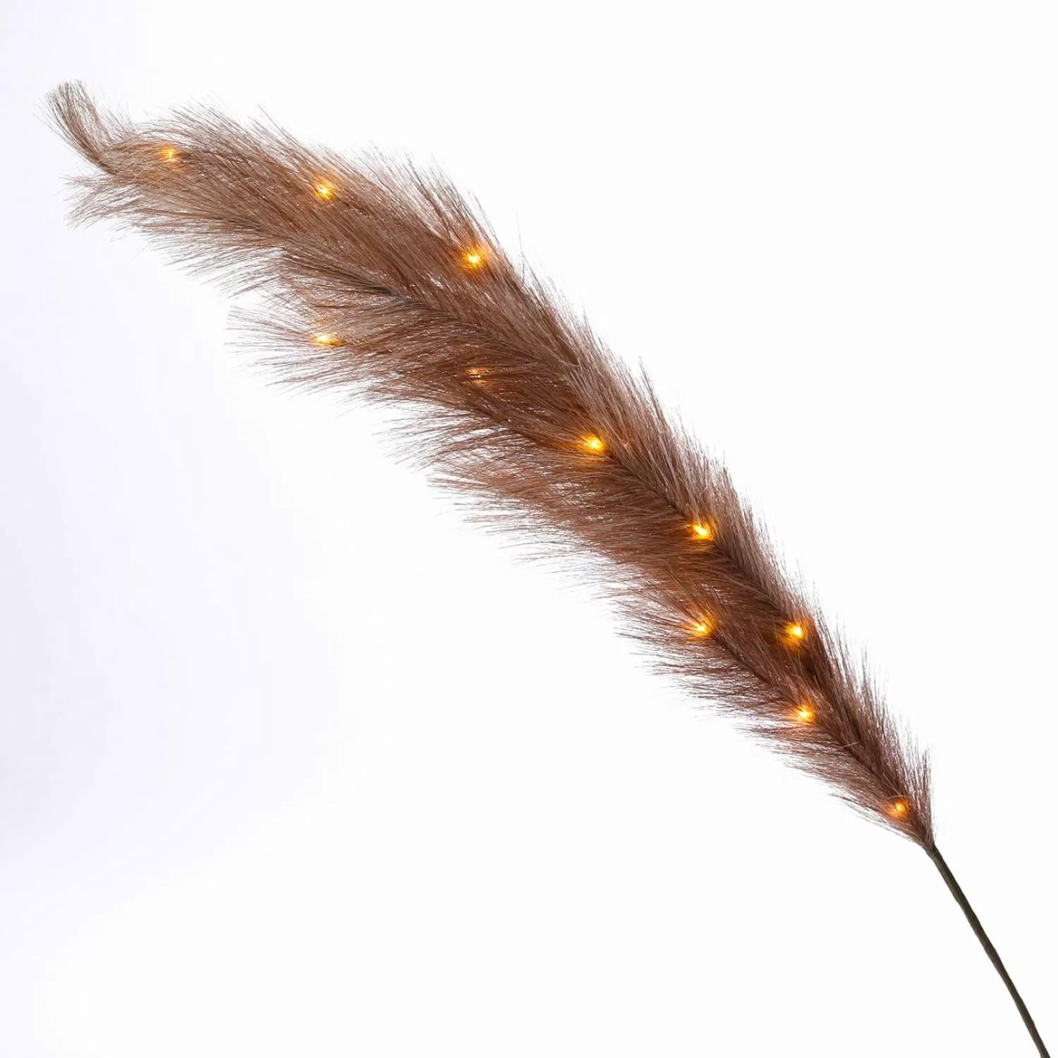 MARELIDA LED-Leuchtzweig LED Federbüschel Pampasgras Dekozweig günstig online kaufen