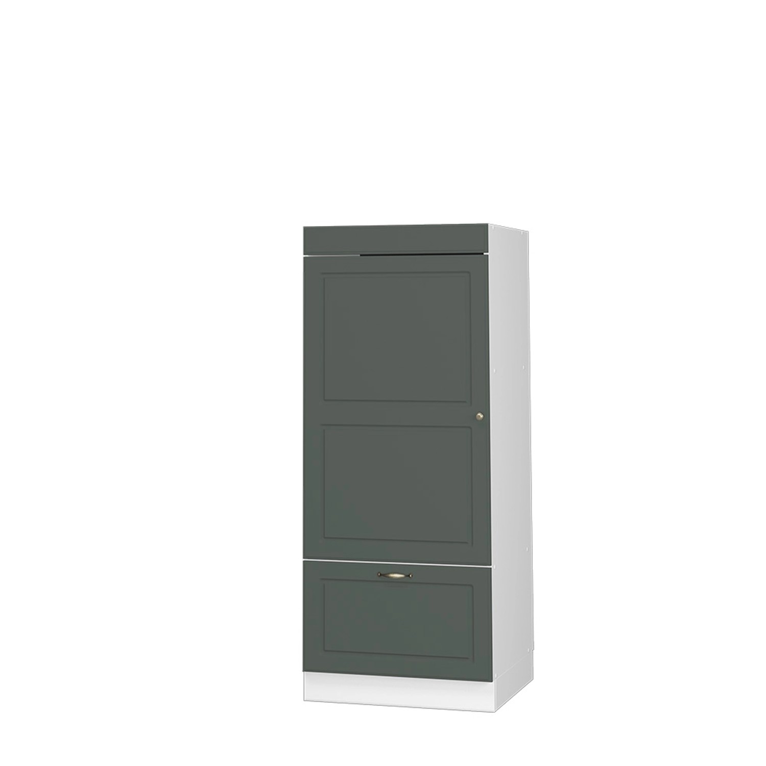 Vicco Mikrowellenumbauschrank Fame-Line, Grün-Gold Landhaus/Weiß, 60 günstig online kaufen