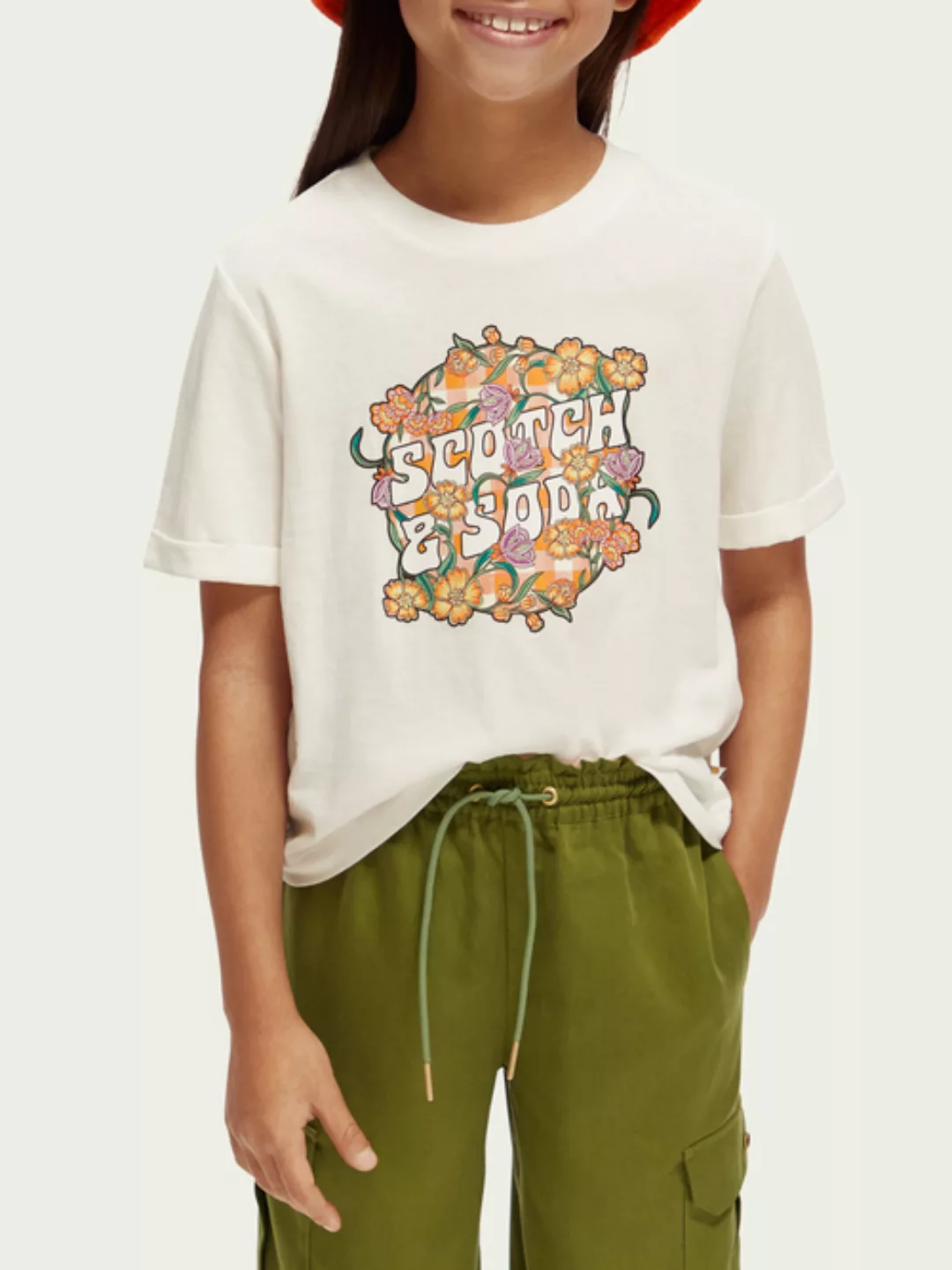 Scotch & Soda T-Shirt im Relaxed Fit mit Artwork günstig online kaufen