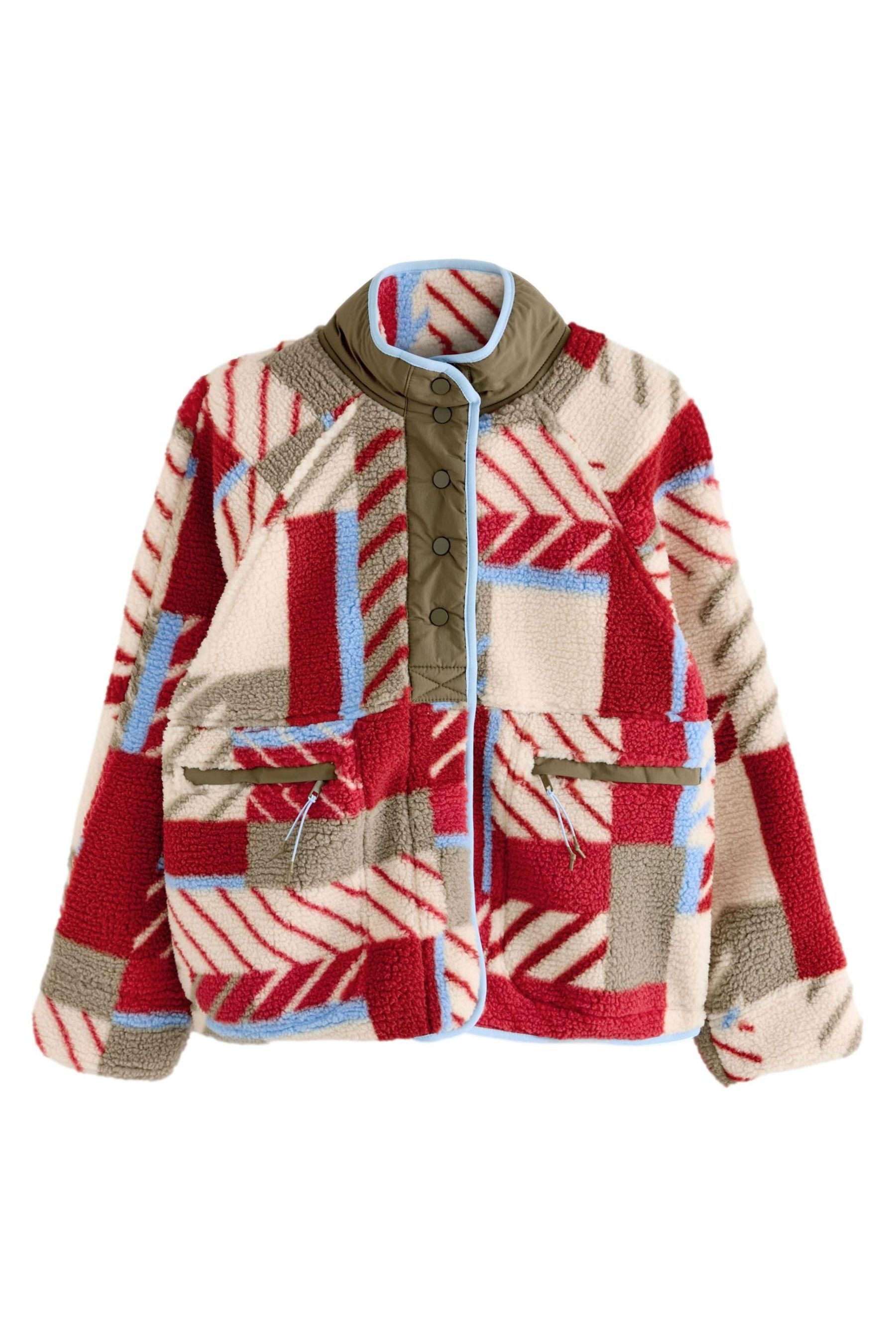 Next Fleecejacke Jacke aus Teddyfell-Fleece mit günstig online kaufen