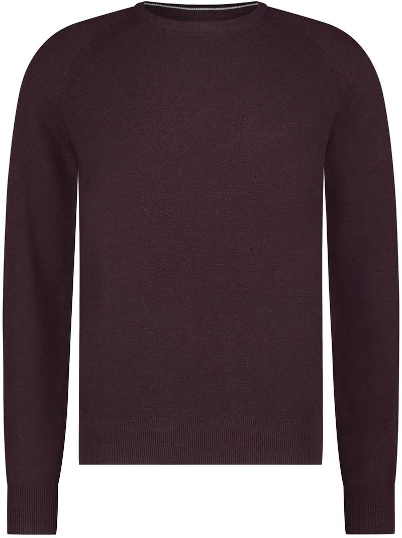 State Of Art Pullover Structure Contrast Bordeaux - Größe XXL günstig online kaufen