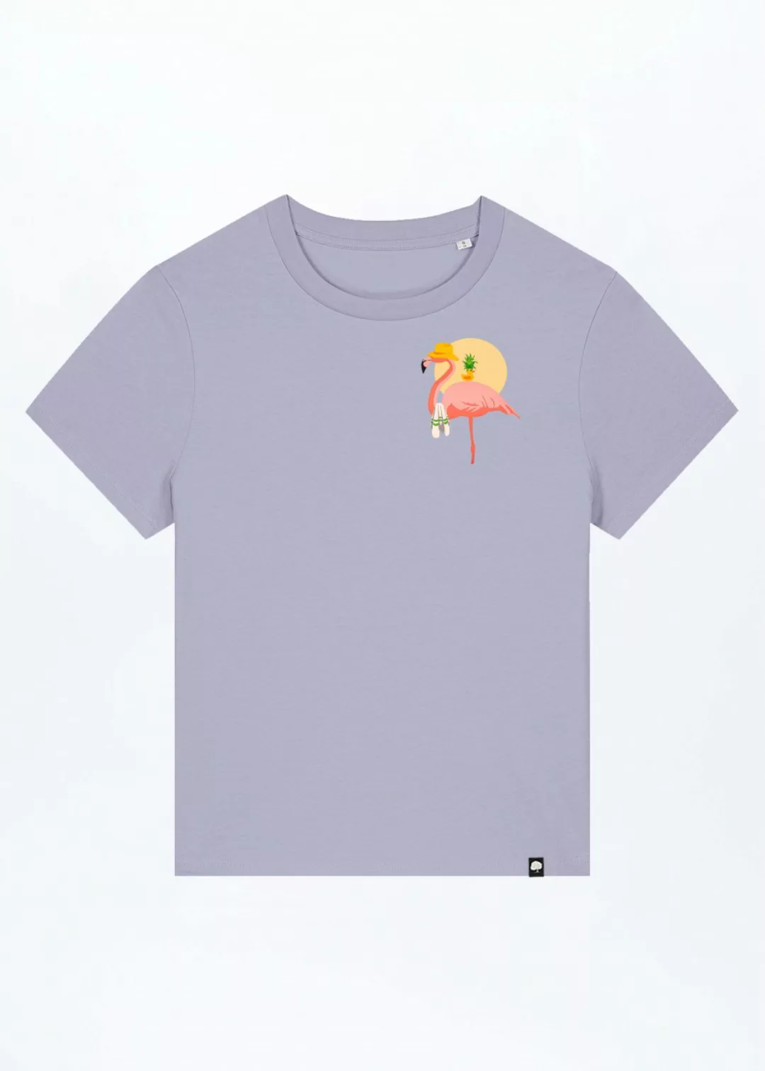 Flamingo Summer Basic T-Shirt aus Bio Baumwolle günstig online kaufen