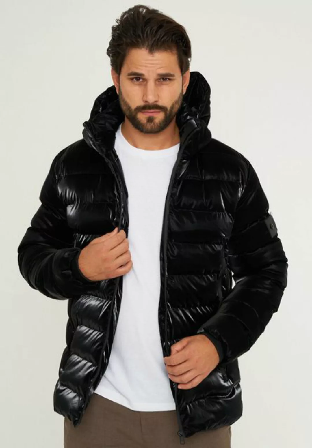 SOULSTAR Winterjacke S2KUPWARA Herren Pufferjacke mit Kapuze warme Steppjac günstig online kaufen