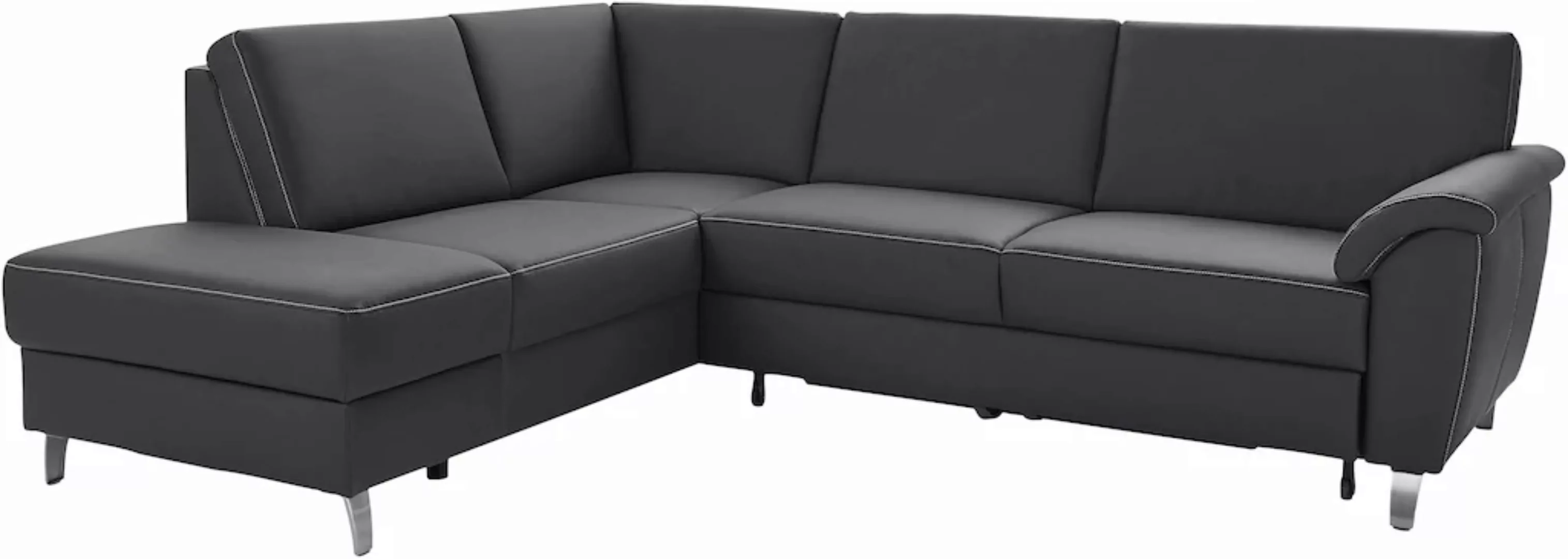 sit&more Ecksofa "Texel L-Form", mit Federkern, wahlweise mit Bettfunktion günstig online kaufen