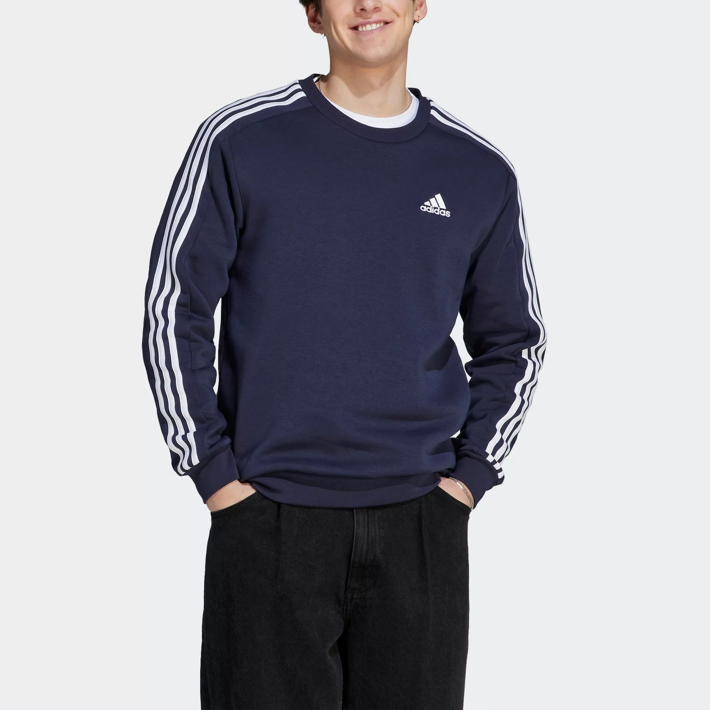 adidas Sportswear Sweatshirt "ESSENTIALS 3-STREIFEN" günstig online kaufen