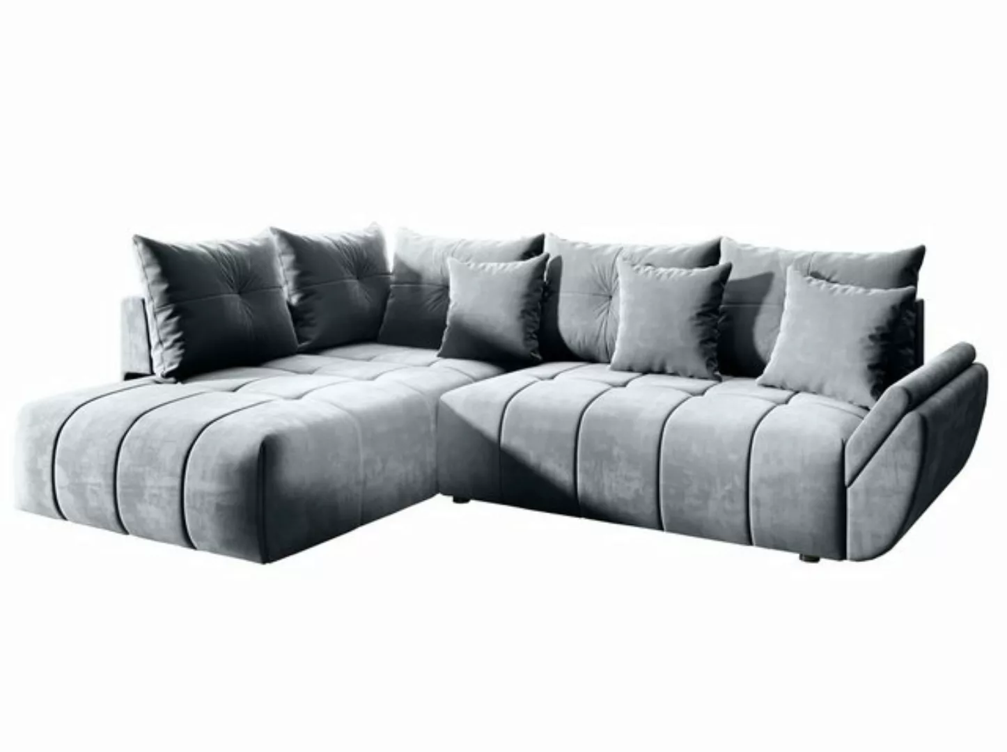 Furnix Ecksofa MAVINO Polstercouch in L-Form Schlaffunktion Bettkasten und günstig online kaufen