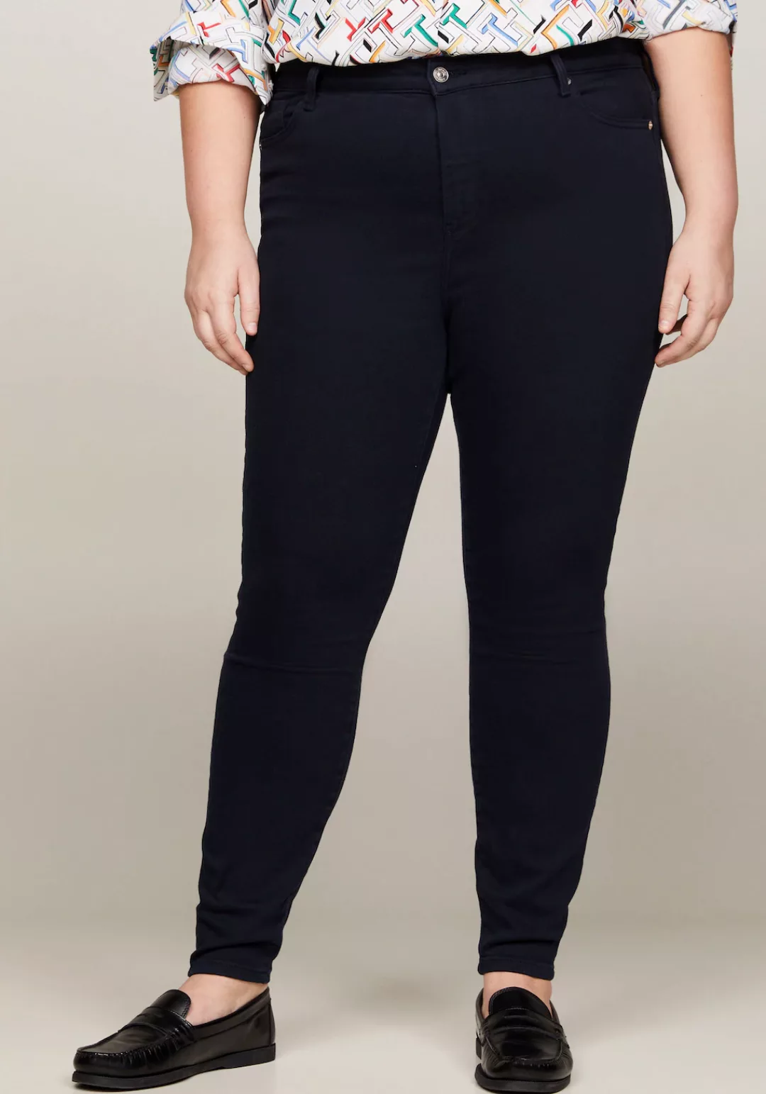 Tommy Hilfiger Curve Skinny-fit-Jeans CRV HARLEM U SKINNY HW CLR Große Größ günstig online kaufen