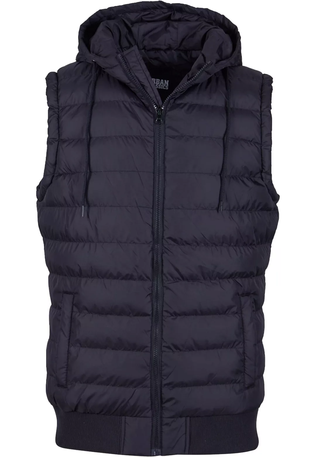 URBAN CLASSICS Jerseyweste "Urban Classics Herren Small Bubble Hooded Vest" günstig online kaufen