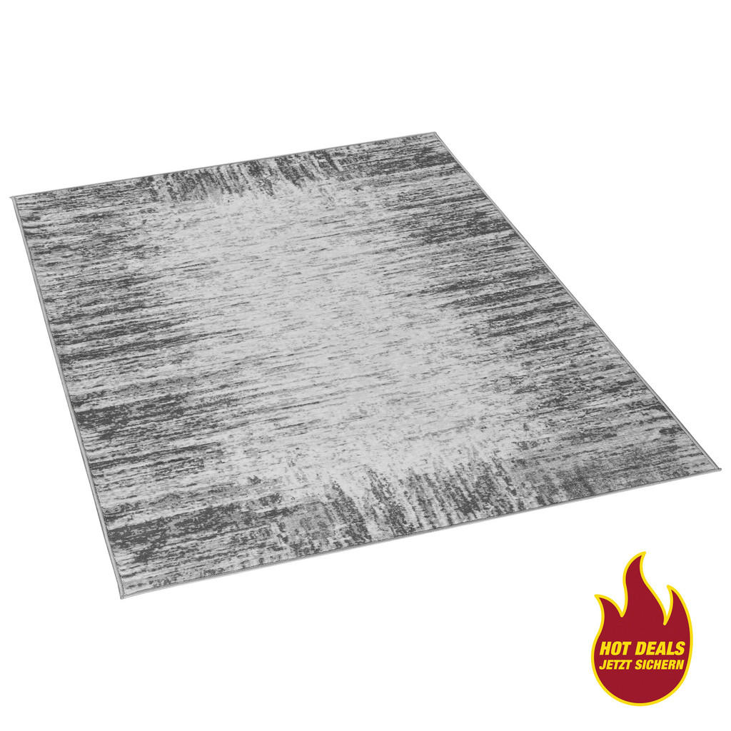 Teppich Epic grau B/L: ca. 133x190 cm günstig online kaufen