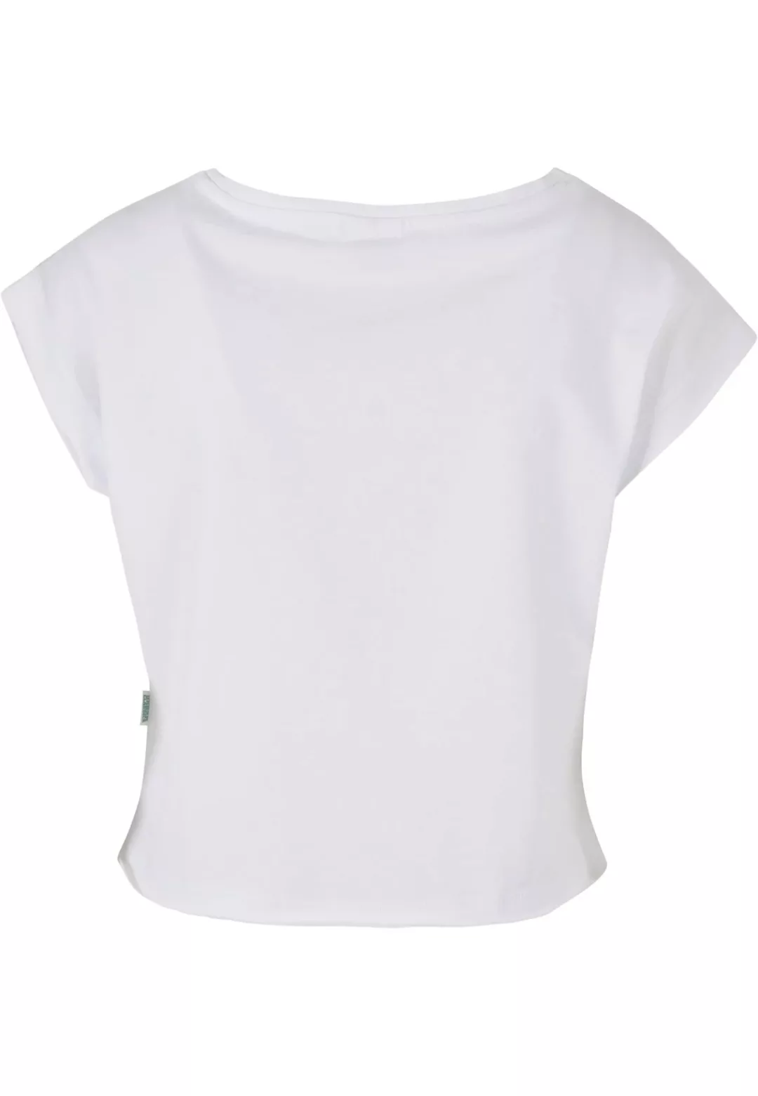 URBAN CLASSICS T-Shirt "Urban Classics Damen Ladies Organic Open Edge Tee" günstig online kaufen