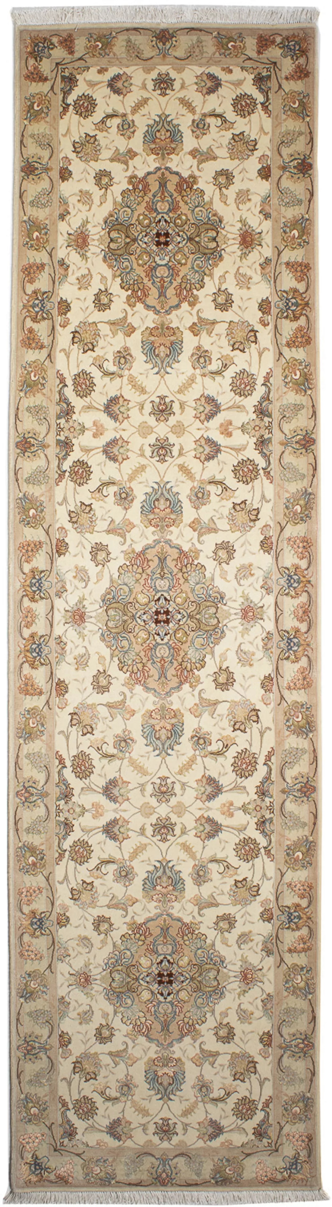 morgenland Orientteppich »Perser - Täbriz - Royal - 330 x 86 cm - beige«, r günstig online kaufen