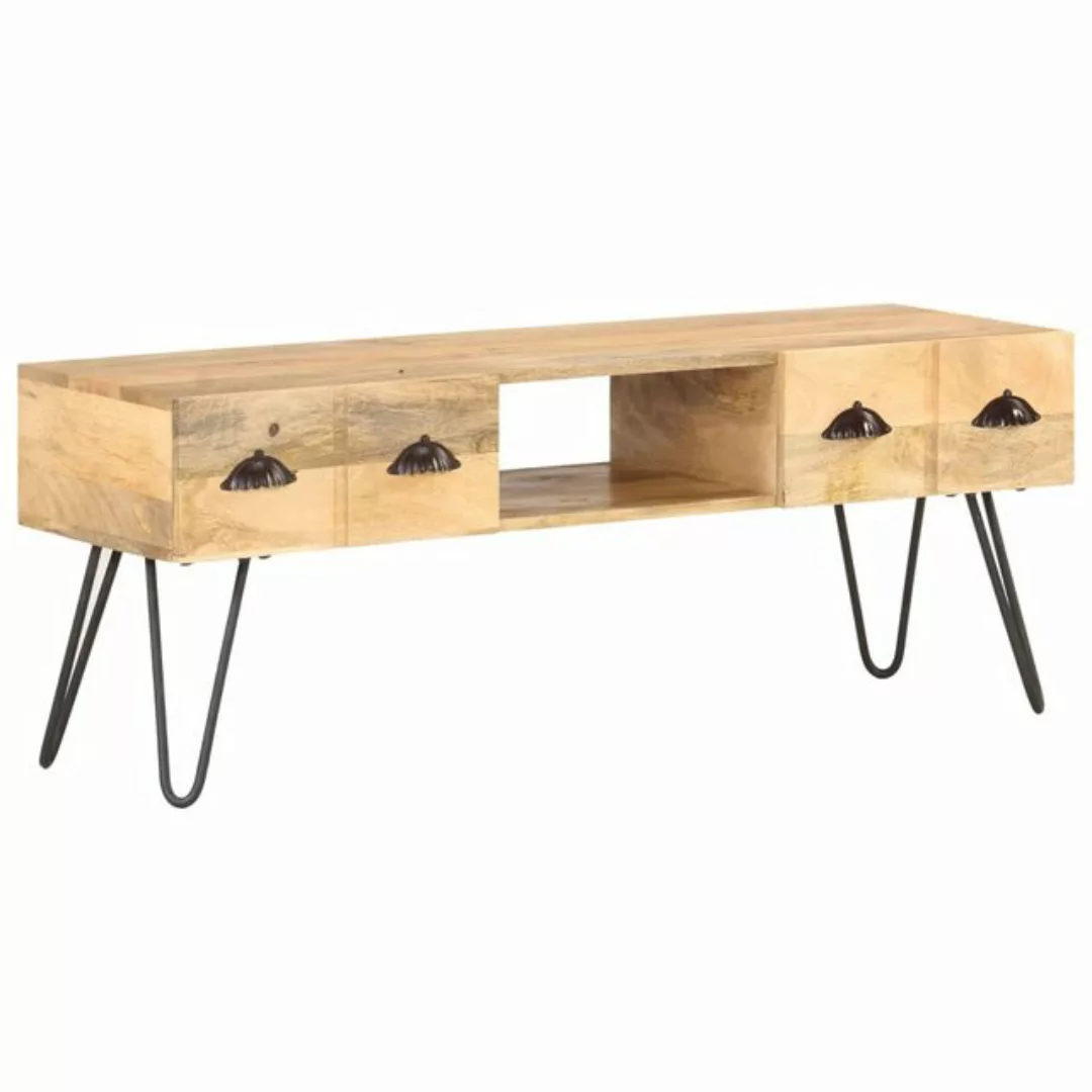 Tv-schrank 120x35x45 Cm Mango Massivholz günstig online kaufen