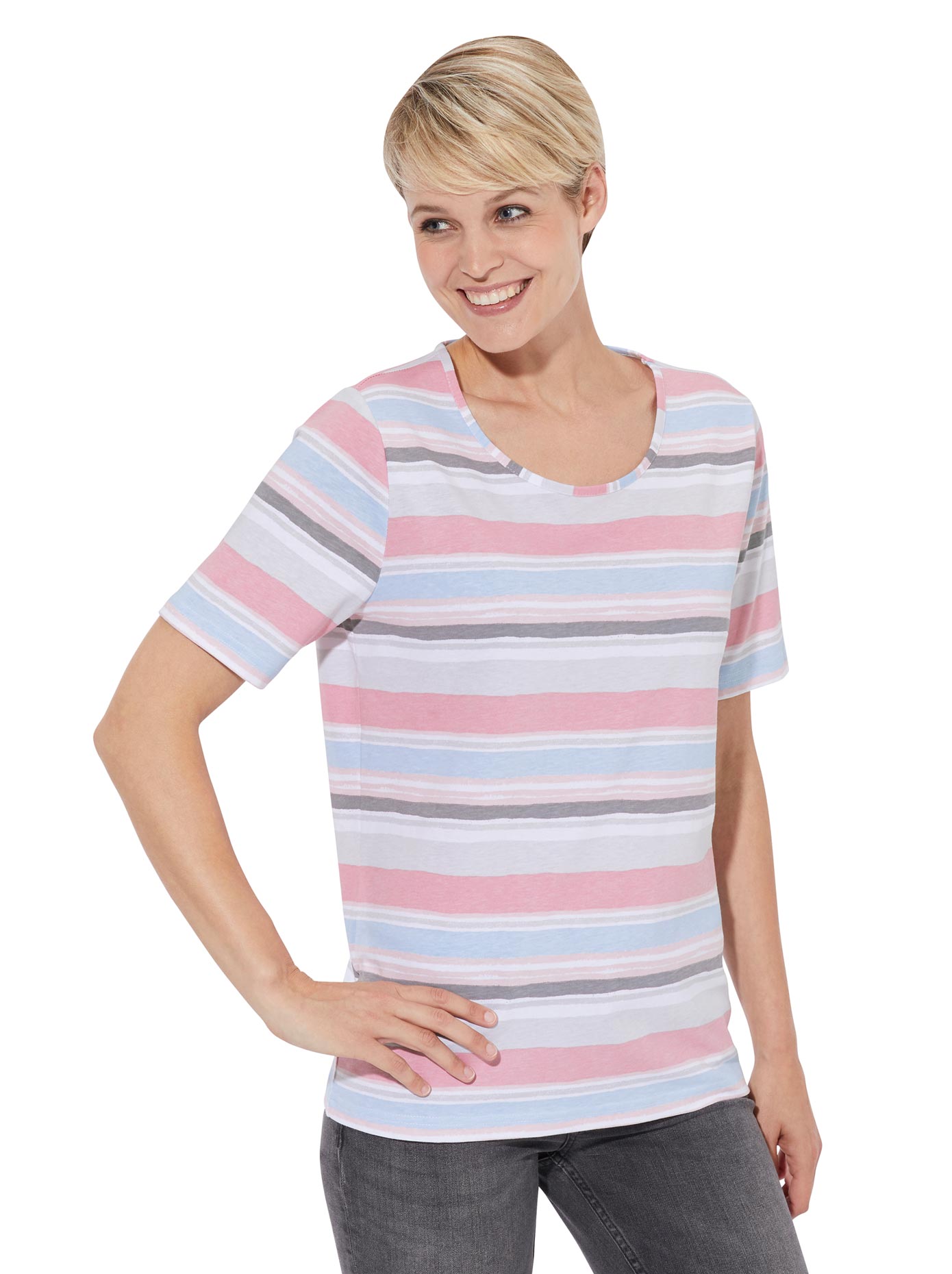 Casual Looks T-Shirt "Ringelshirt", (1 tlg.) günstig online kaufen