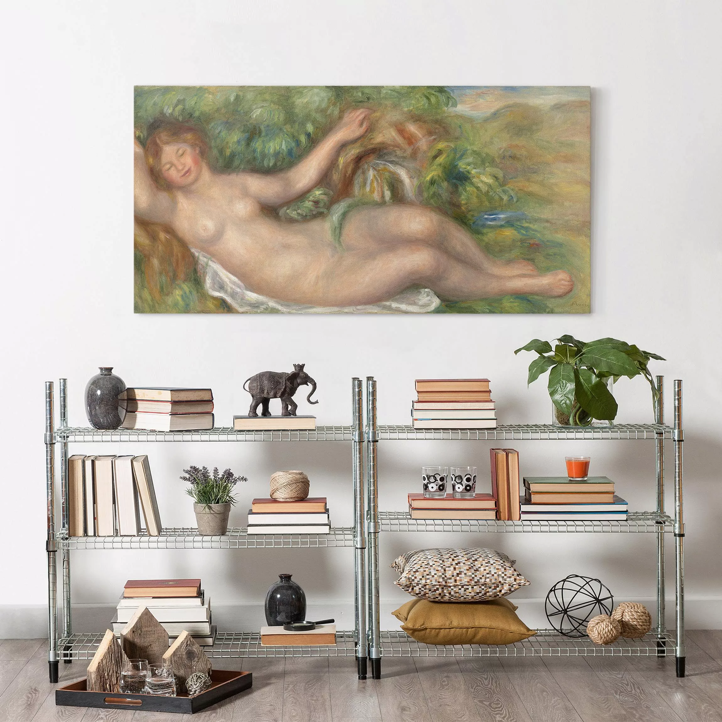 Leinwandbild Kunstdruck - Querformat Auguste Renoir - Die Quelle günstig online kaufen