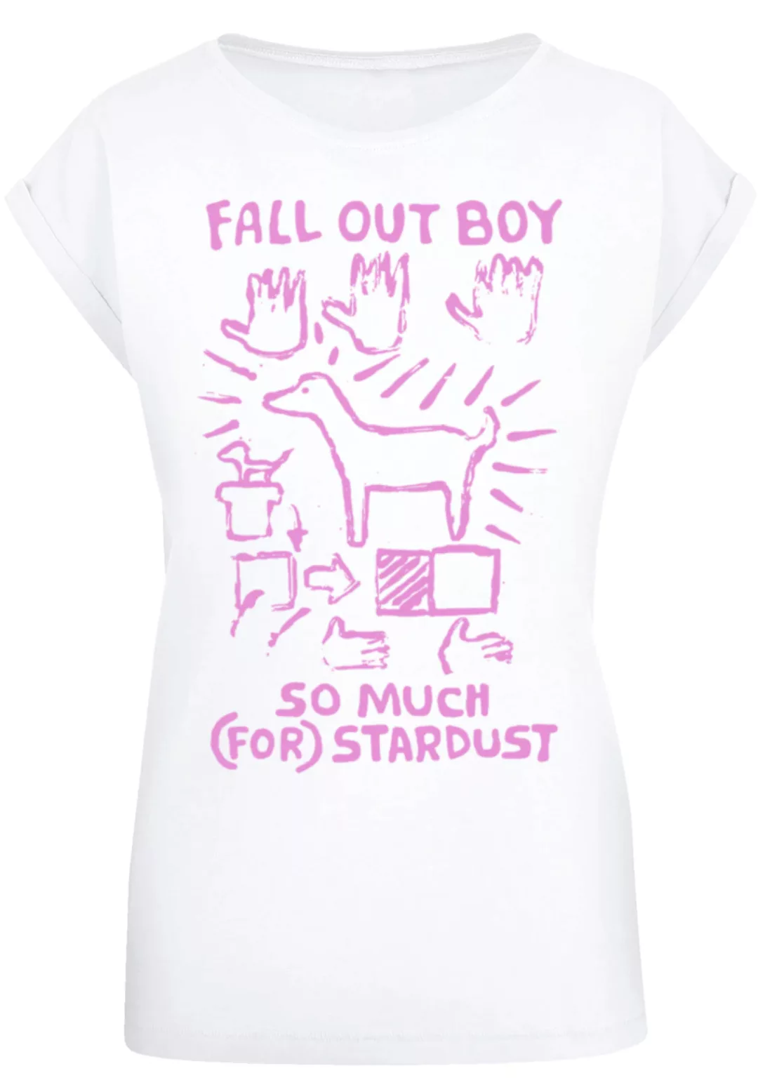 F4NT4STIC T-Shirt "Fall Out Boy Pink Dog So Much Stardust", Premium Qualitä günstig online kaufen