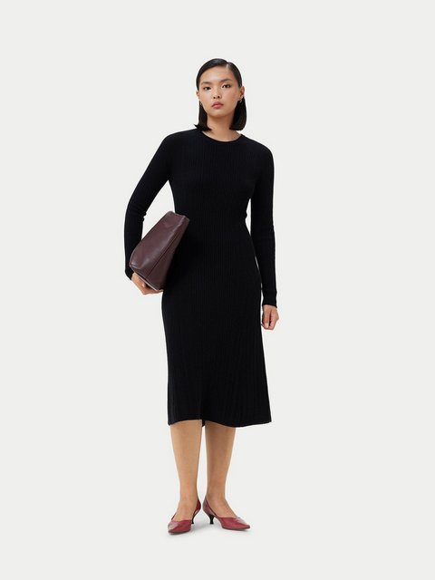 GOBI Cashmere Strickkleid Kaschmir Kleid aus Strukturstrick günstig online kaufen