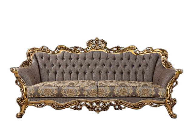 Xlmoebel 3-Sitzer Luxus Dreisitzer Braun Sofa 3 Sitzer Design Chesterfield günstig online kaufen