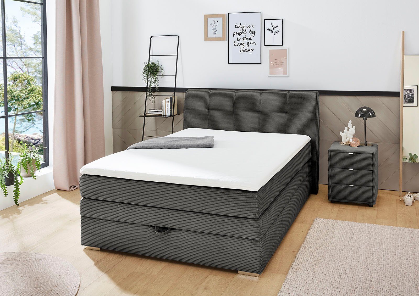 Jockenhöfer Gruppe Boxspringbett "Amelie", mit Bettkasten und Topper, erhäl günstig online kaufen
