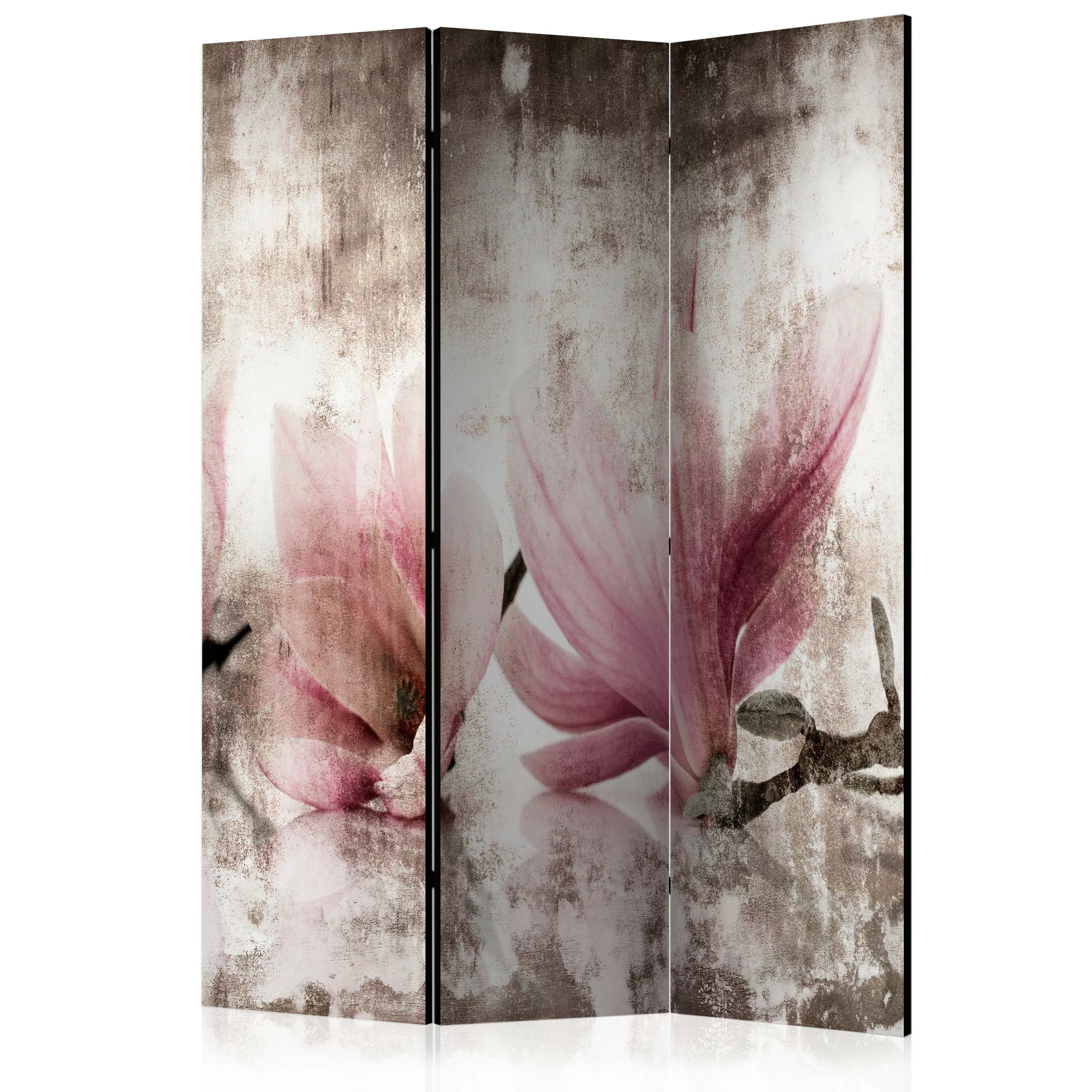 3-teiliges Paravent - Historic Magnolias [room Dividers] günstig online kaufen