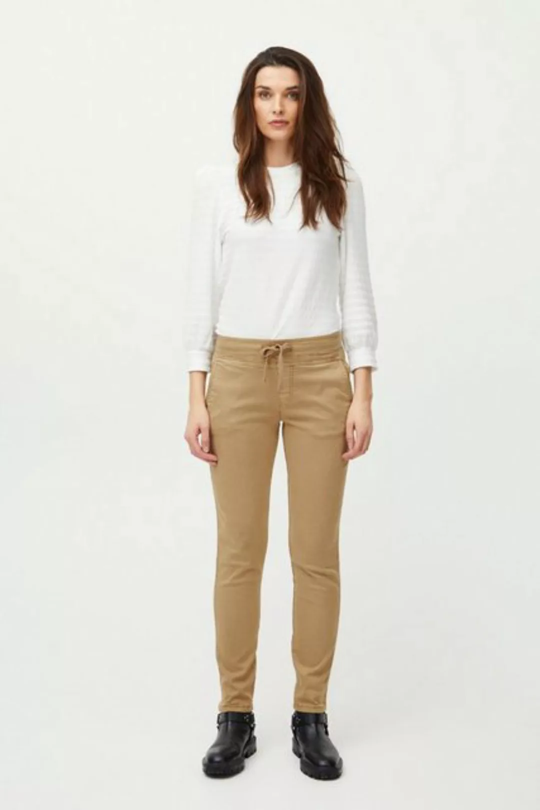 Pulz Jeans Chinohose PZROSITA HW String Pants skinny Leg coole gewaschene B günstig online kaufen
