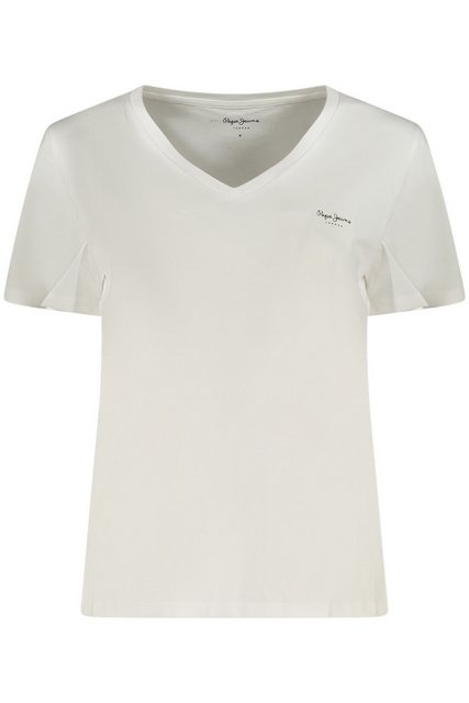 Pepe Jeans 2-in-1-Shorts Elegantes Damen T-Shirt: V-Ausschnitt & Nachhaltig günstig online kaufen