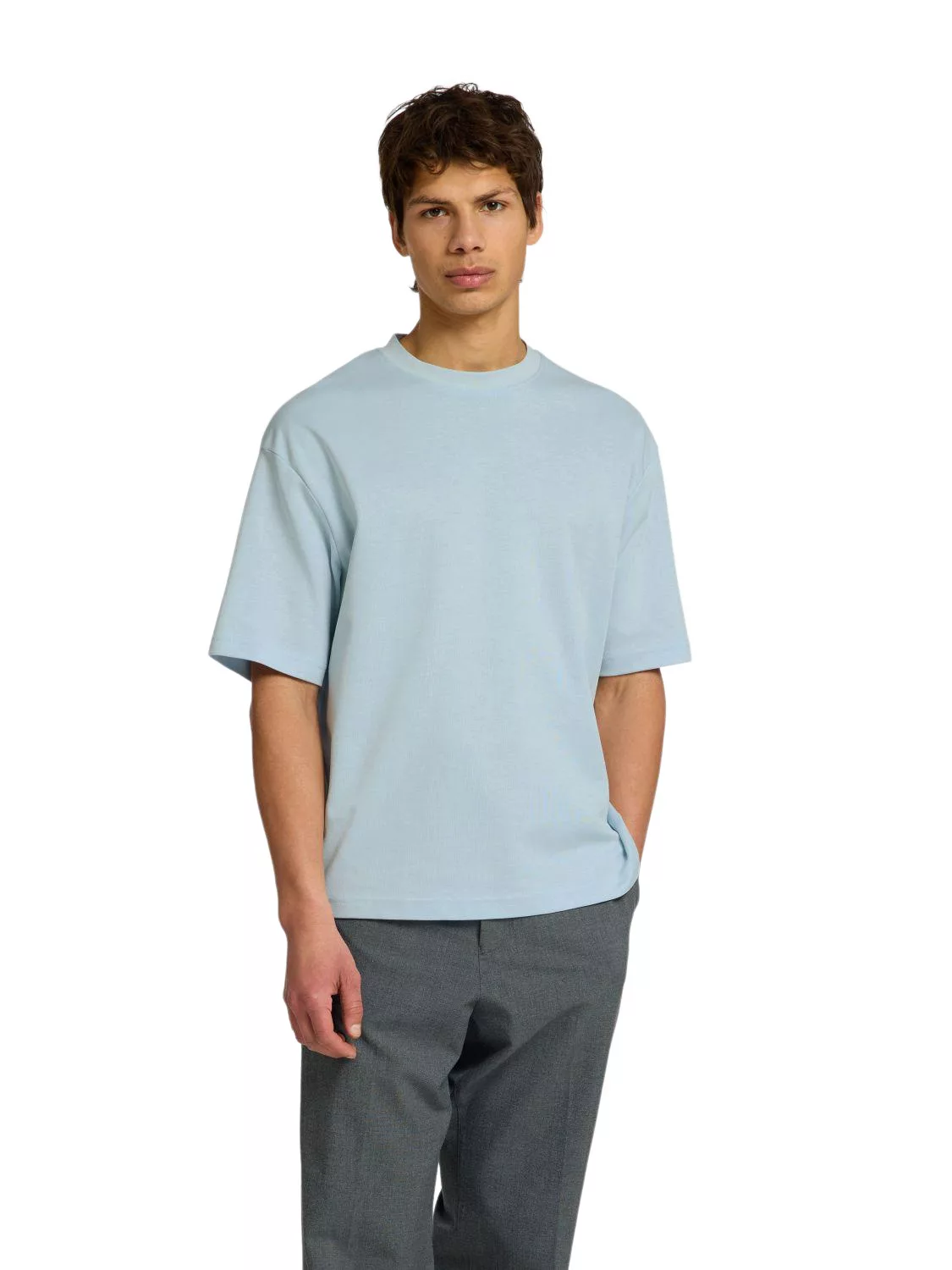 Selected Homme Herren Rundhals T-Shirt SLHLOOSEOSCAR - Relaxed Fit günstig online kaufen