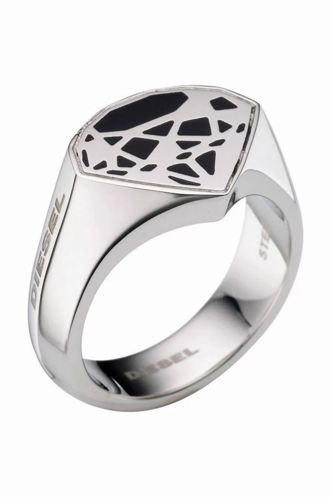 Diesel Fingerring DX0131040510, aus Edelstahl, Silber, günstig online kaufen