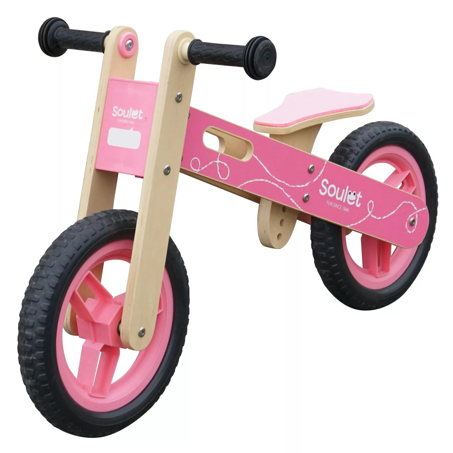 Soulet Kinder-Laufrad aus Holz Rosa FSC® günstig online kaufen