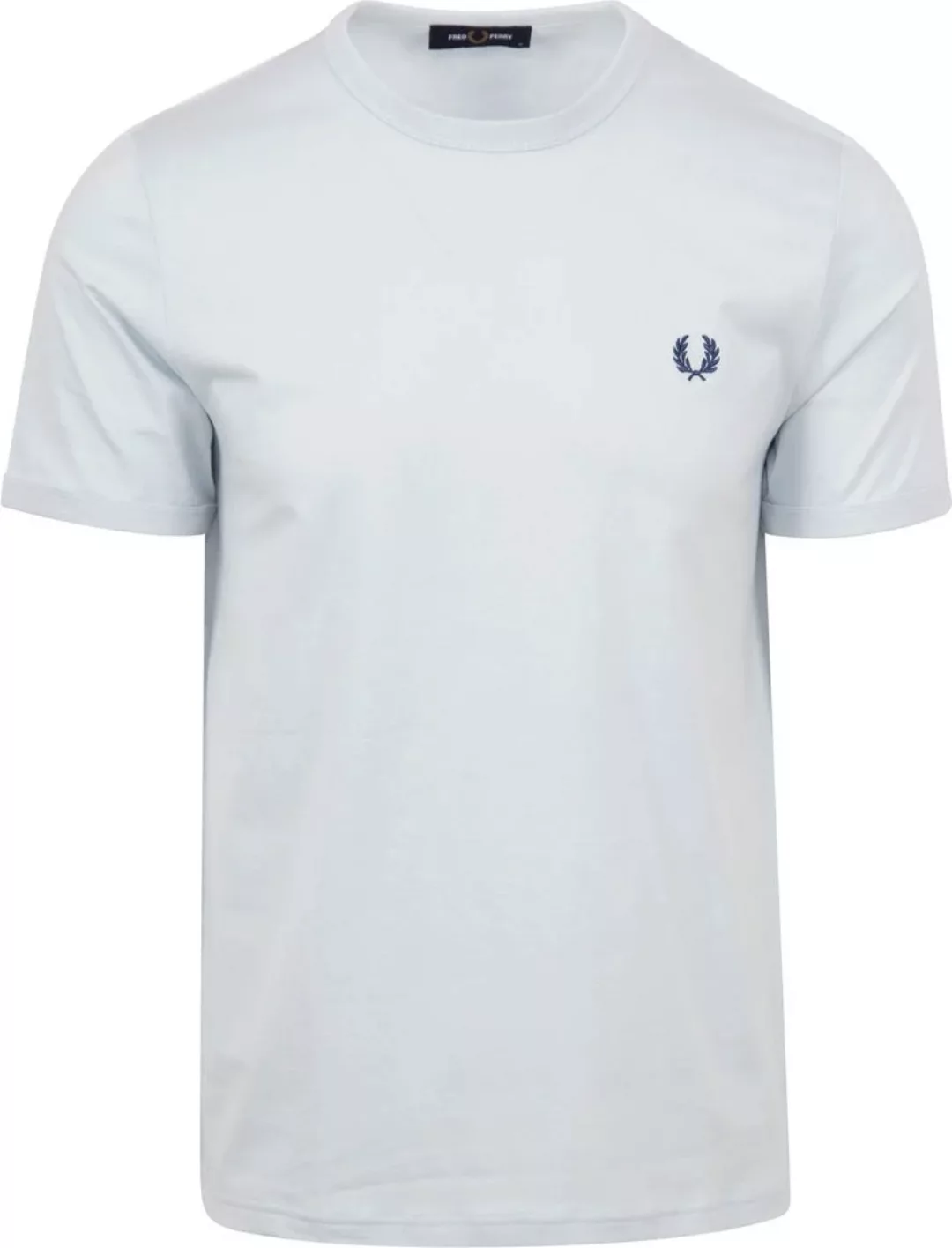 Fred Perry Ringer T-Shirt hellblau - Größe M günstig online kaufen