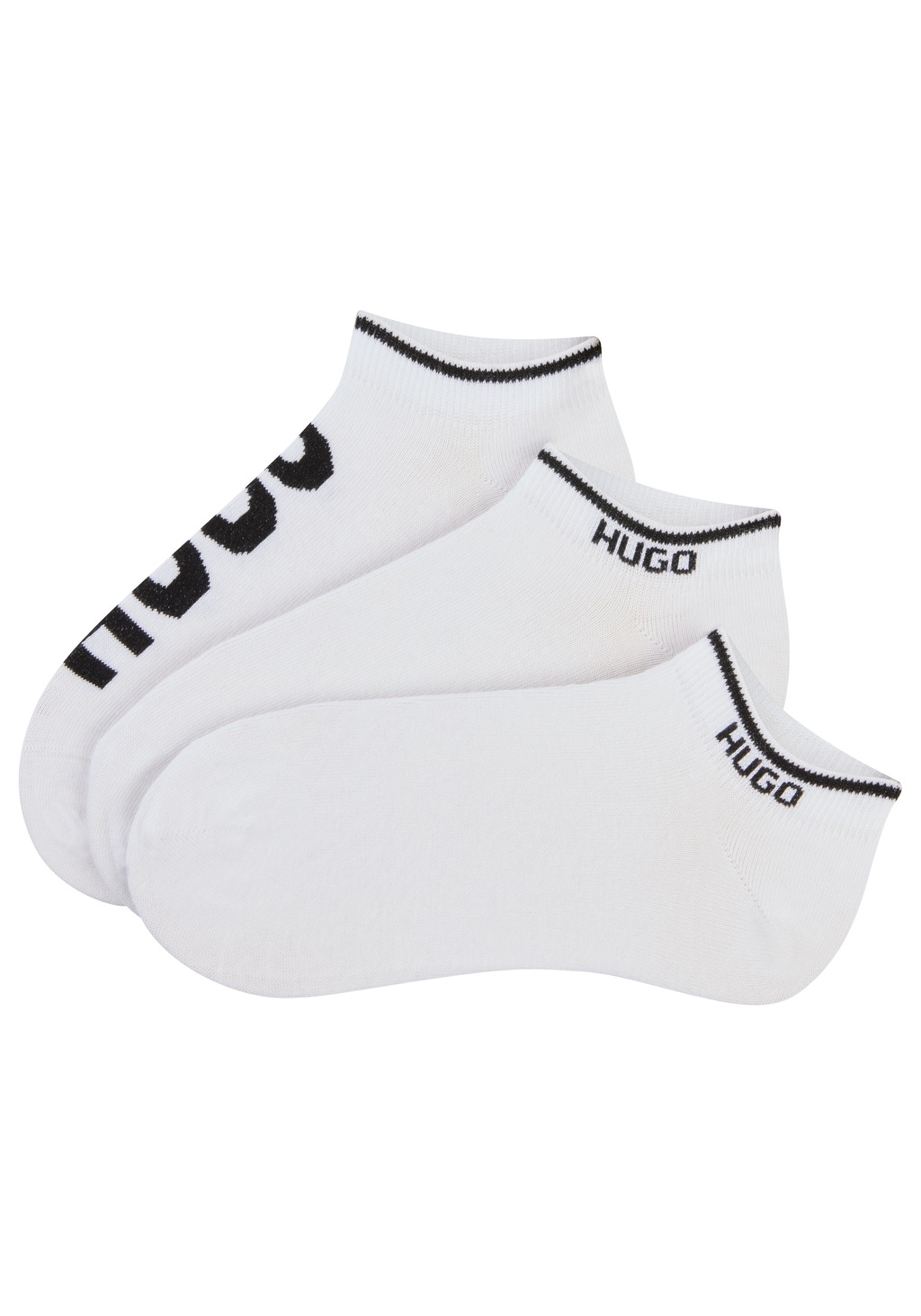 HUGO Underwear Sneakersocken "3P AS LOGO CC", (3 Paar), mit Logodetails günstig online kaufen