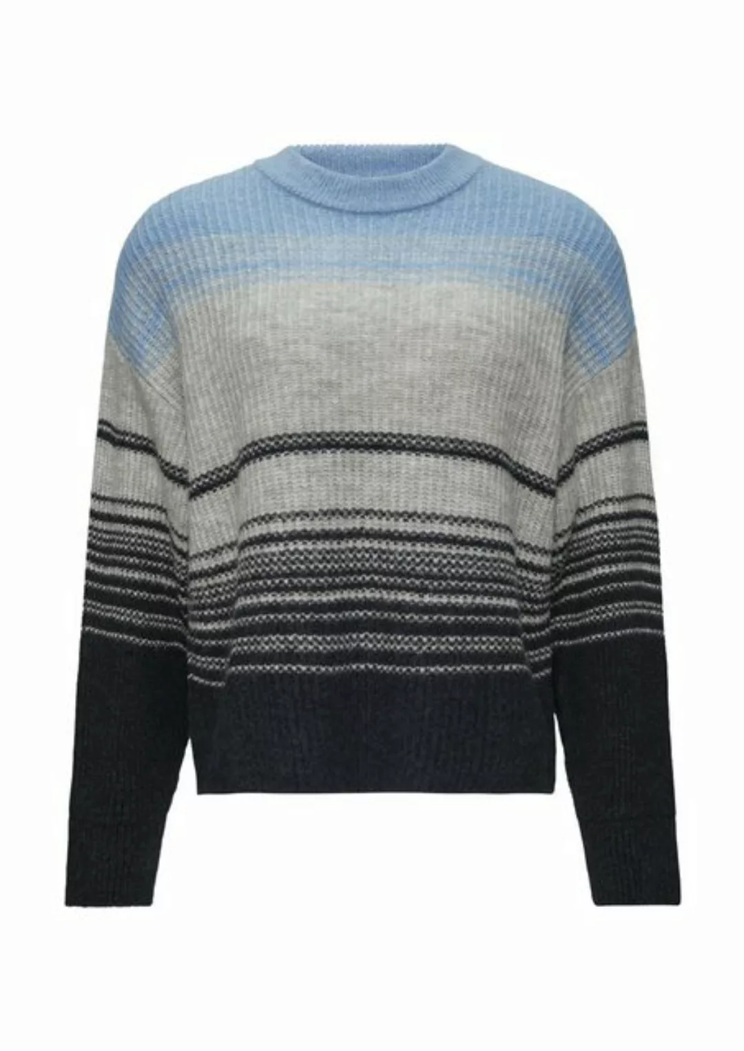 s.Oliver Strickpullover Gestreifter Strickpullover im Relaxed Fit günstig online kaufen