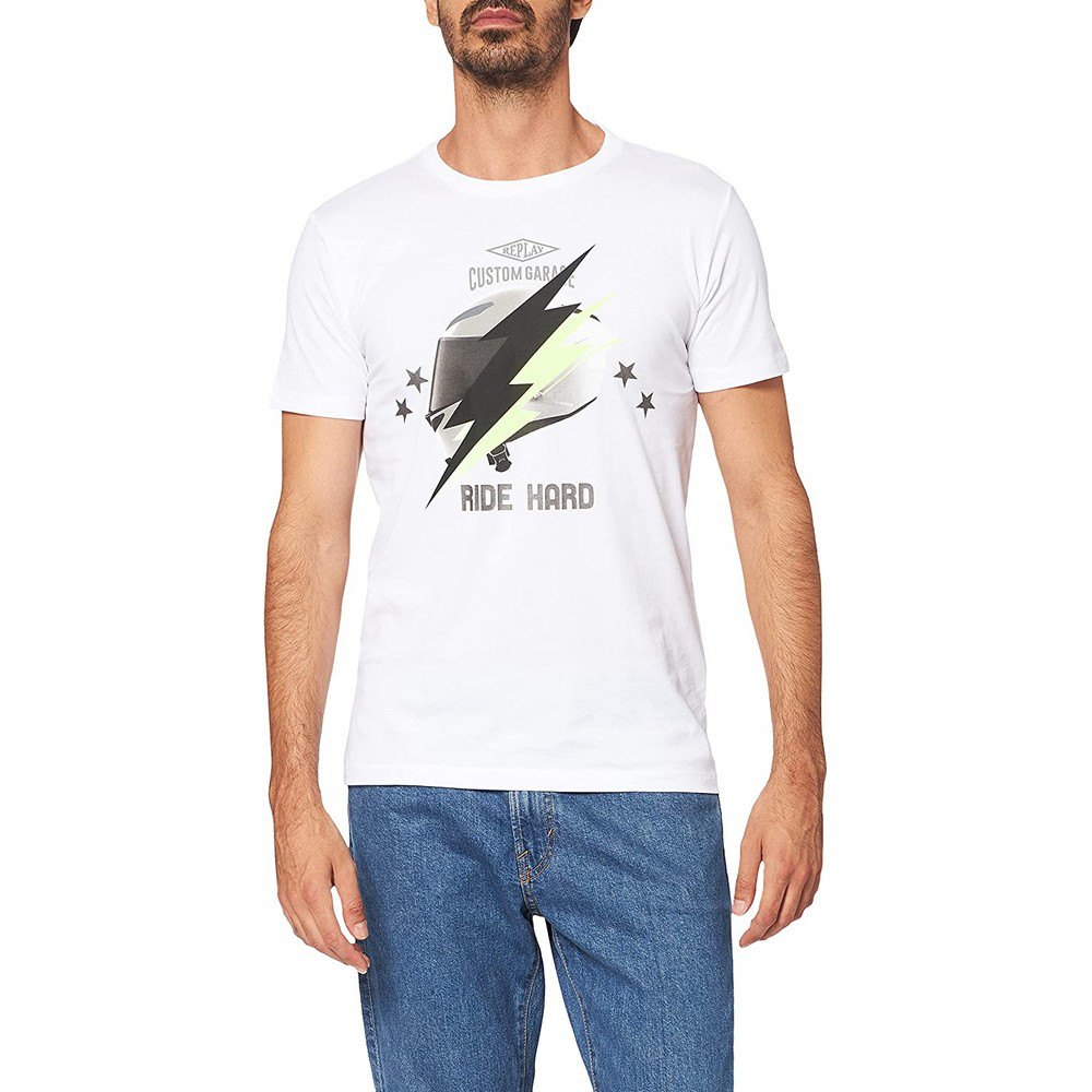 Replay M3433.000.2660 T-shirt 3XL White günstig online kaufen