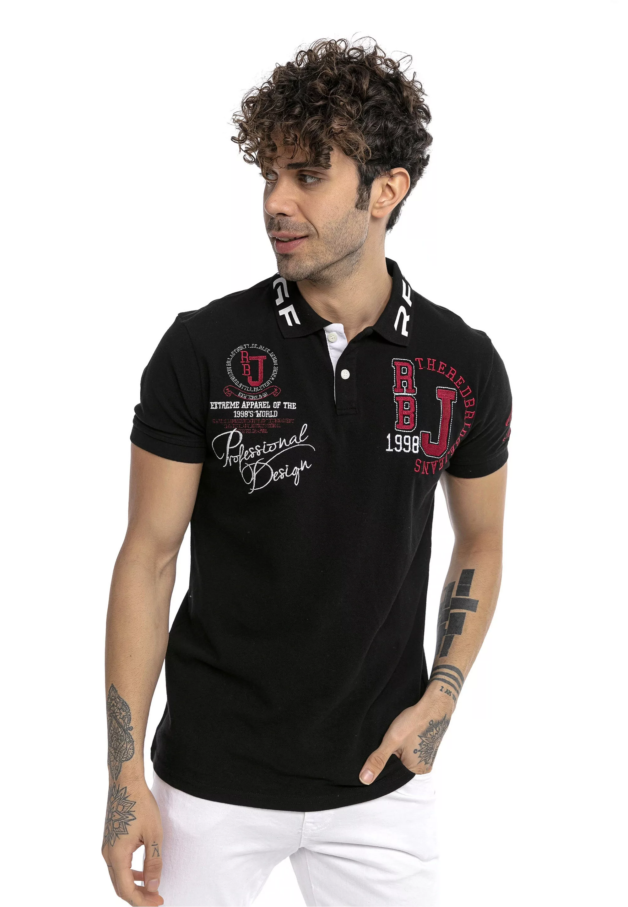 RedBridge Poloshirt "Orlando", im Slim Fit mit Stickerei günstig online kaufen