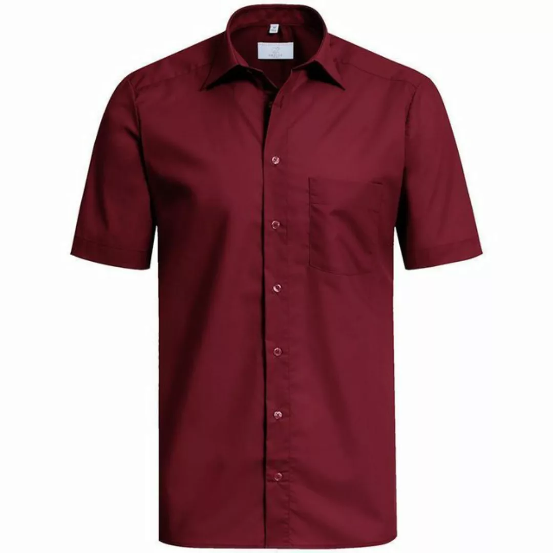 GREIFF Kurzarmhemd Greiff Corporate Hemd BASIC Herren OEKO TEX® Bordeaux 37 günstig online kaufen