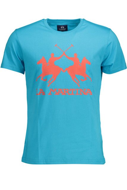 La Martina T-Shirt Stilvolles Herren T-Shirt in Blau - Regular Fit mit günstig online kaufen