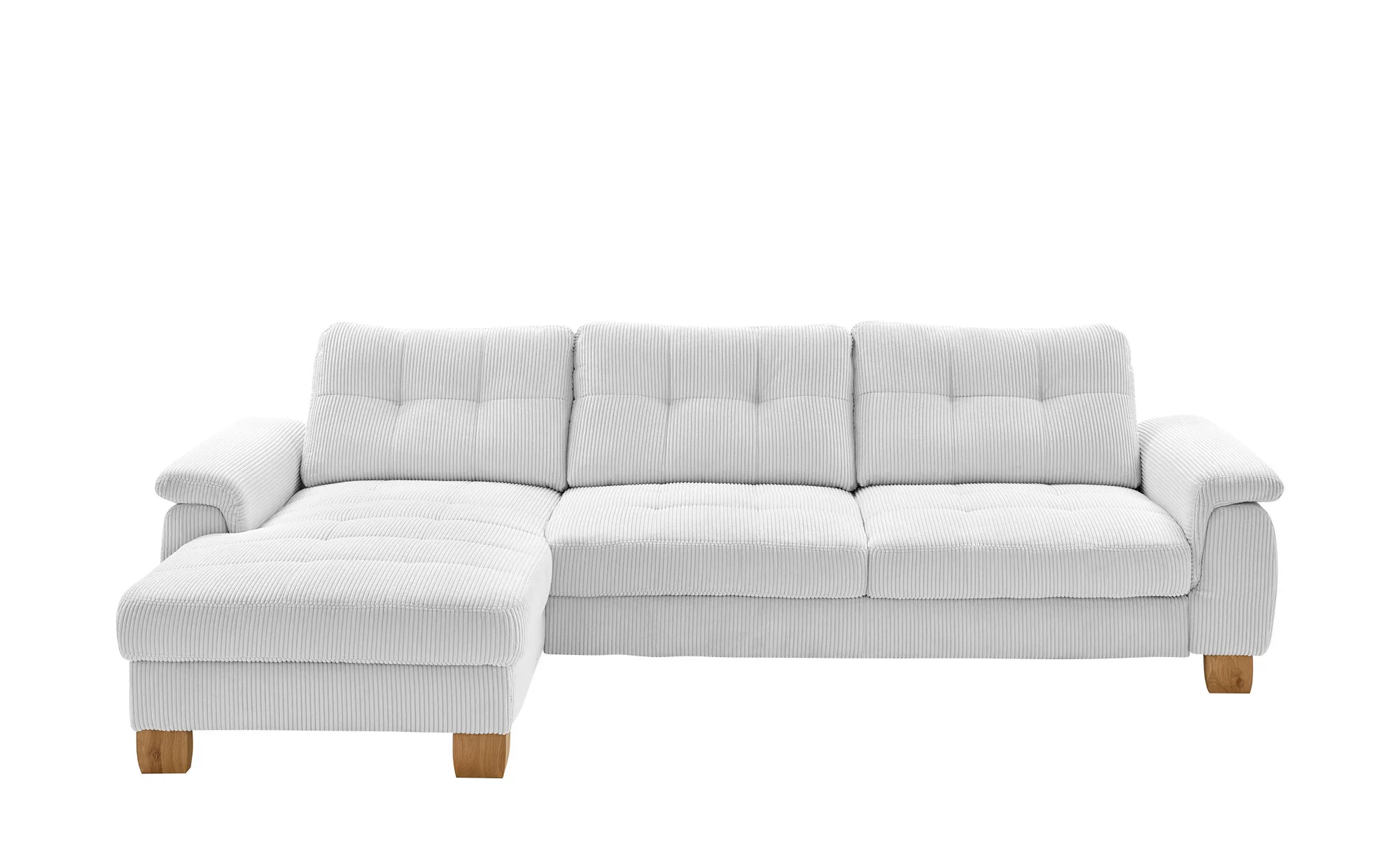 meinSofa Ecksofa  aus Cord Suna ¦ grau ¦ Maße (cm): B: 316 H: 86 T: 177.0 P günstig online kaufen