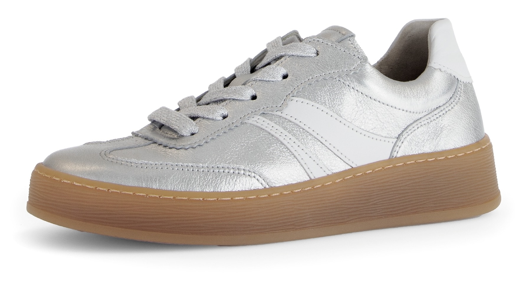 Gabor FLORENZ Plateausneaker, Freizeitschuh, Halbschuh, Schnürer günstig online kaufen