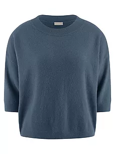 Rundhals-Pullover include blau günstig online kaufen
