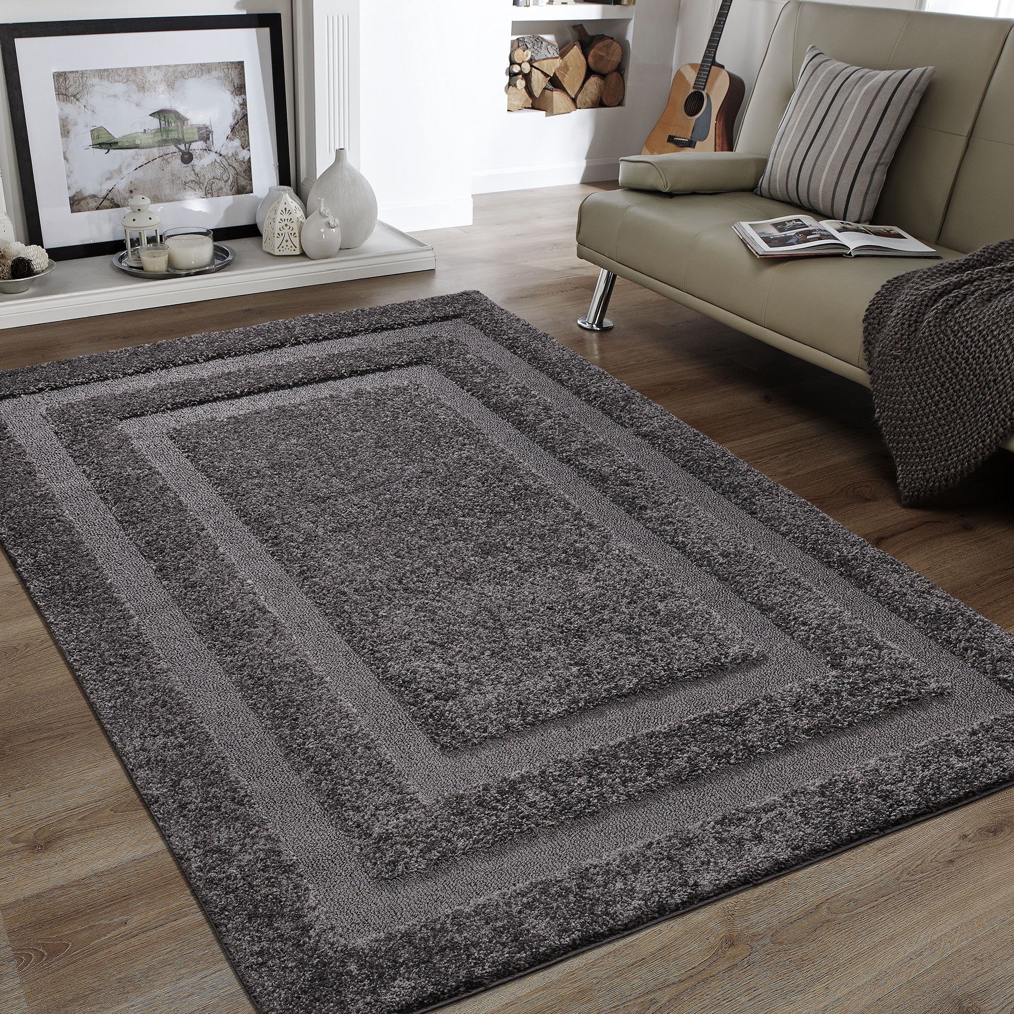 Sanat Hochflor-Teppich »Luxus 3508«, rechteckig, 30 mm Höhe, robuster Langf günstig online kaufen