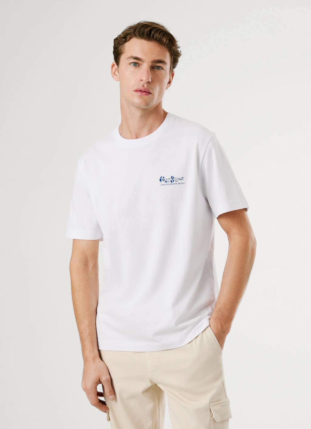 Pepe Jeans T-Shirt "MILON TEE", mit geripptem Rundhals günstig online kaufen
