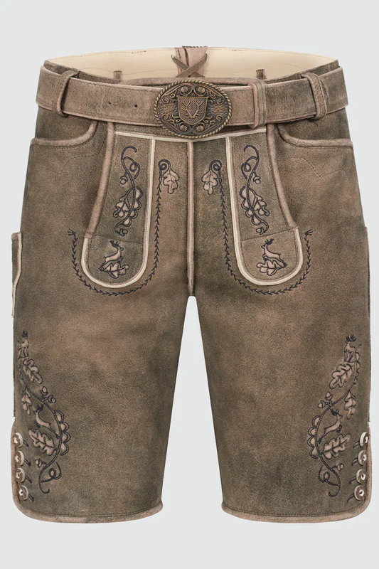 Lederhose Gildo mit Gürtel günstig online kaufen