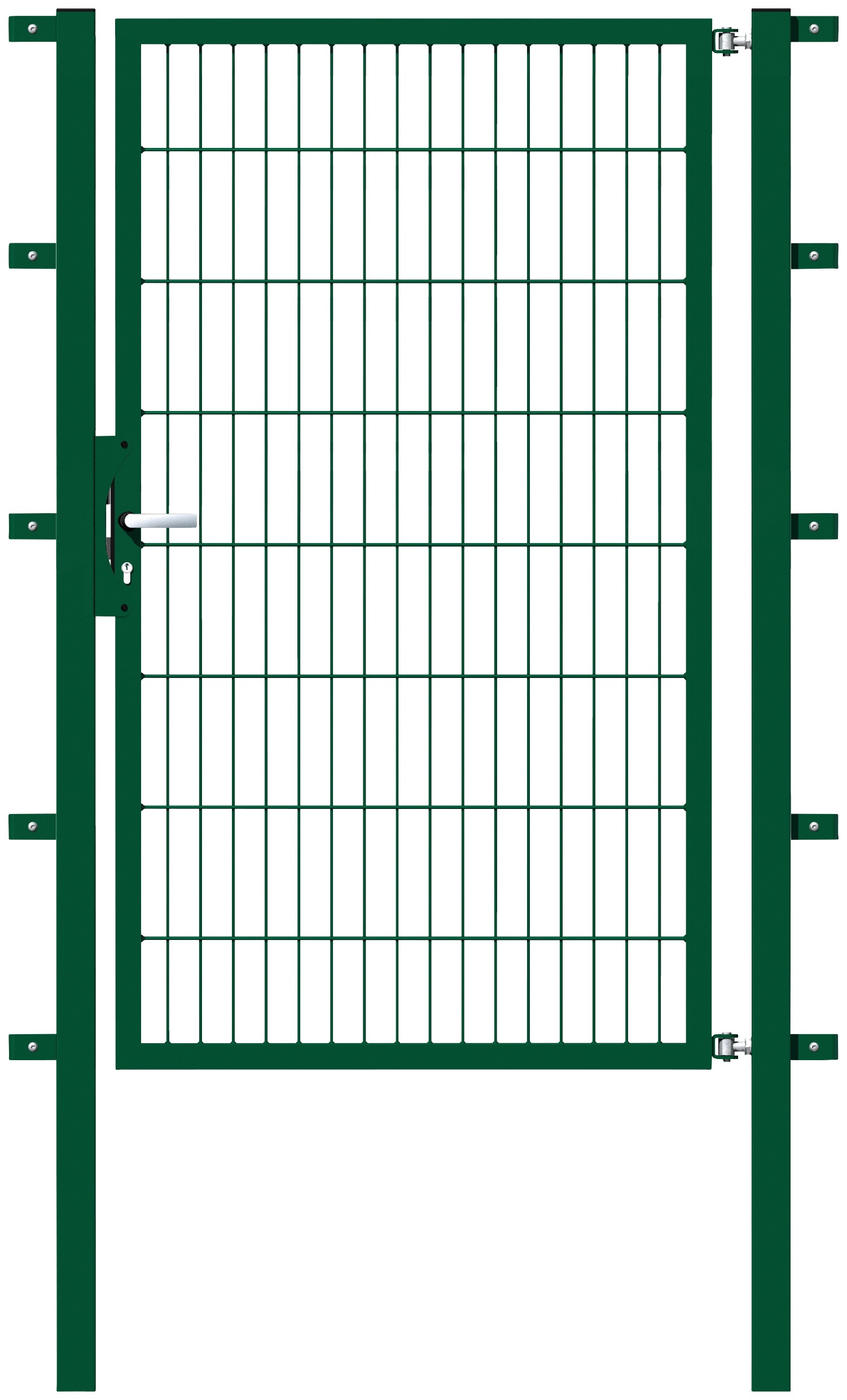 Metallzaun Einzeltor für Doppelstabmatte Anthrazit z. Einbeton. 120 cm x 20 günstig online kaufen