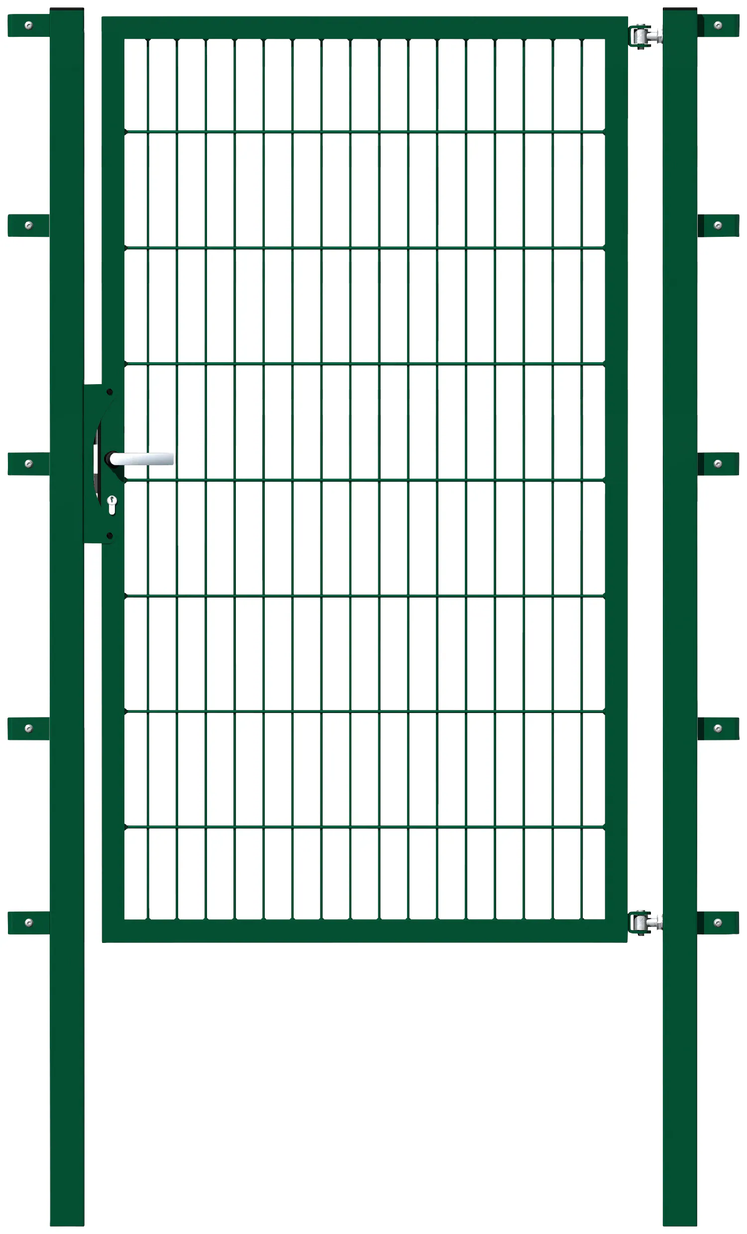 Metallzaun Einzeltor für Doppelstabmatte Anthrazit z. Einbeton. 120 cm x 10 günstig online kaufen