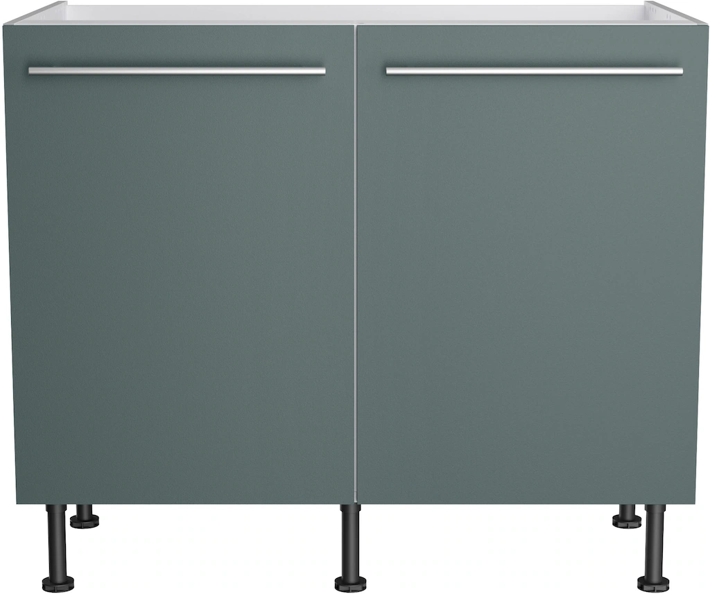 KOCHSTATION Spülenschrank "KS-Bern2", Breite 100 cm, 2 Türen günstig online kaufen
