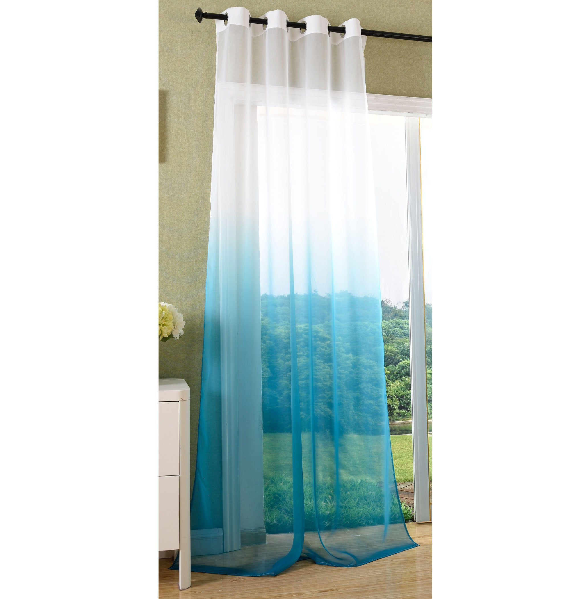 Gardinenbox Gardine, Ösen (1 St), transparent, günstig online kaufen