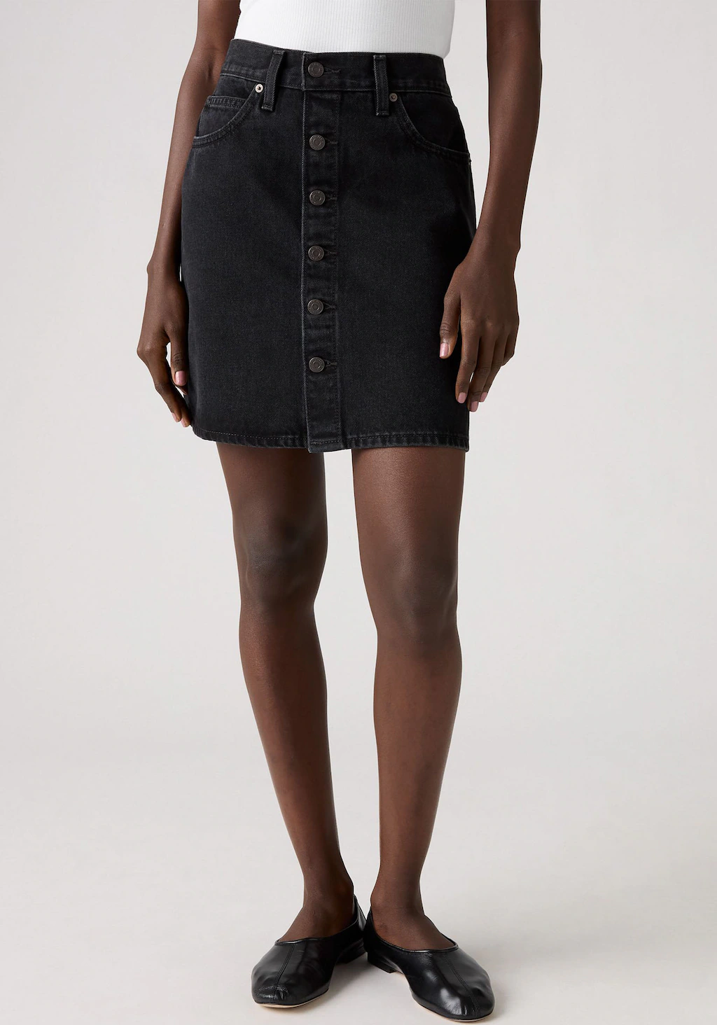 Levis Jeansrock "RETRO BUTTON FRON", leicht ausgestellt günstig online kaufen